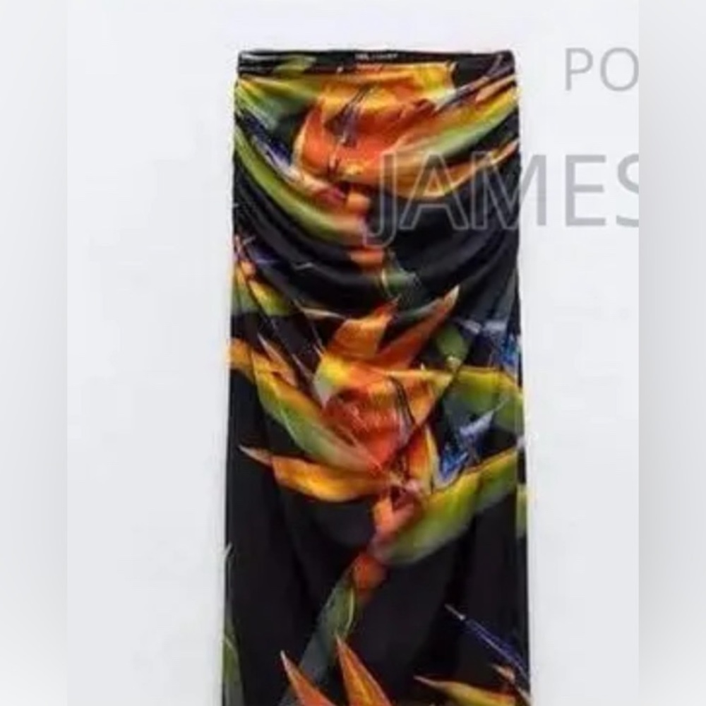 ZARA multicoloured mesh skirt size medium
